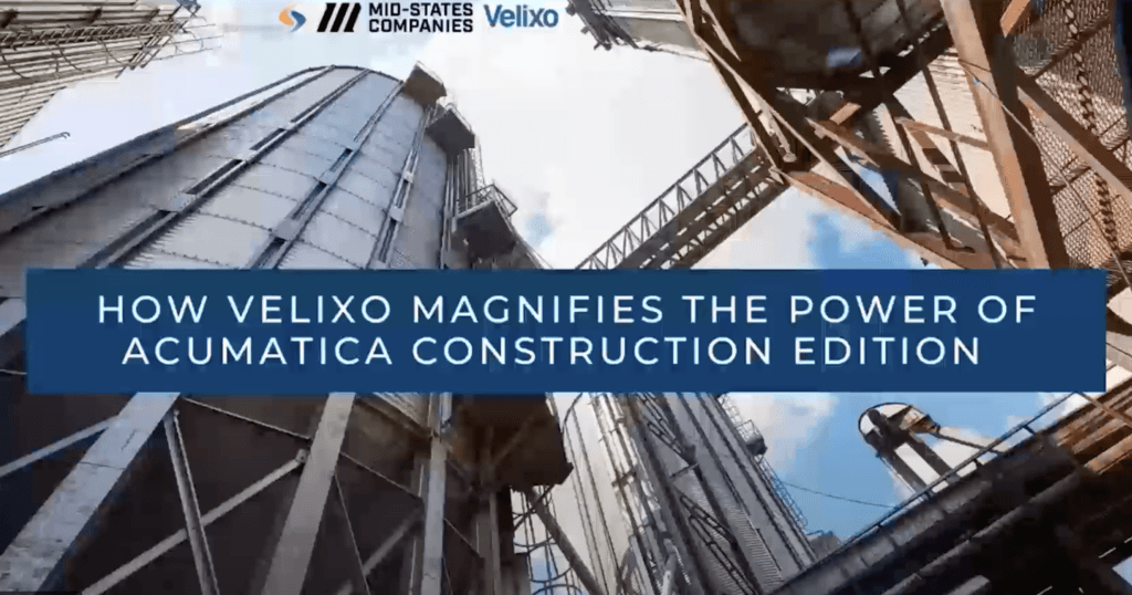 Velixo and Acumatica Construction